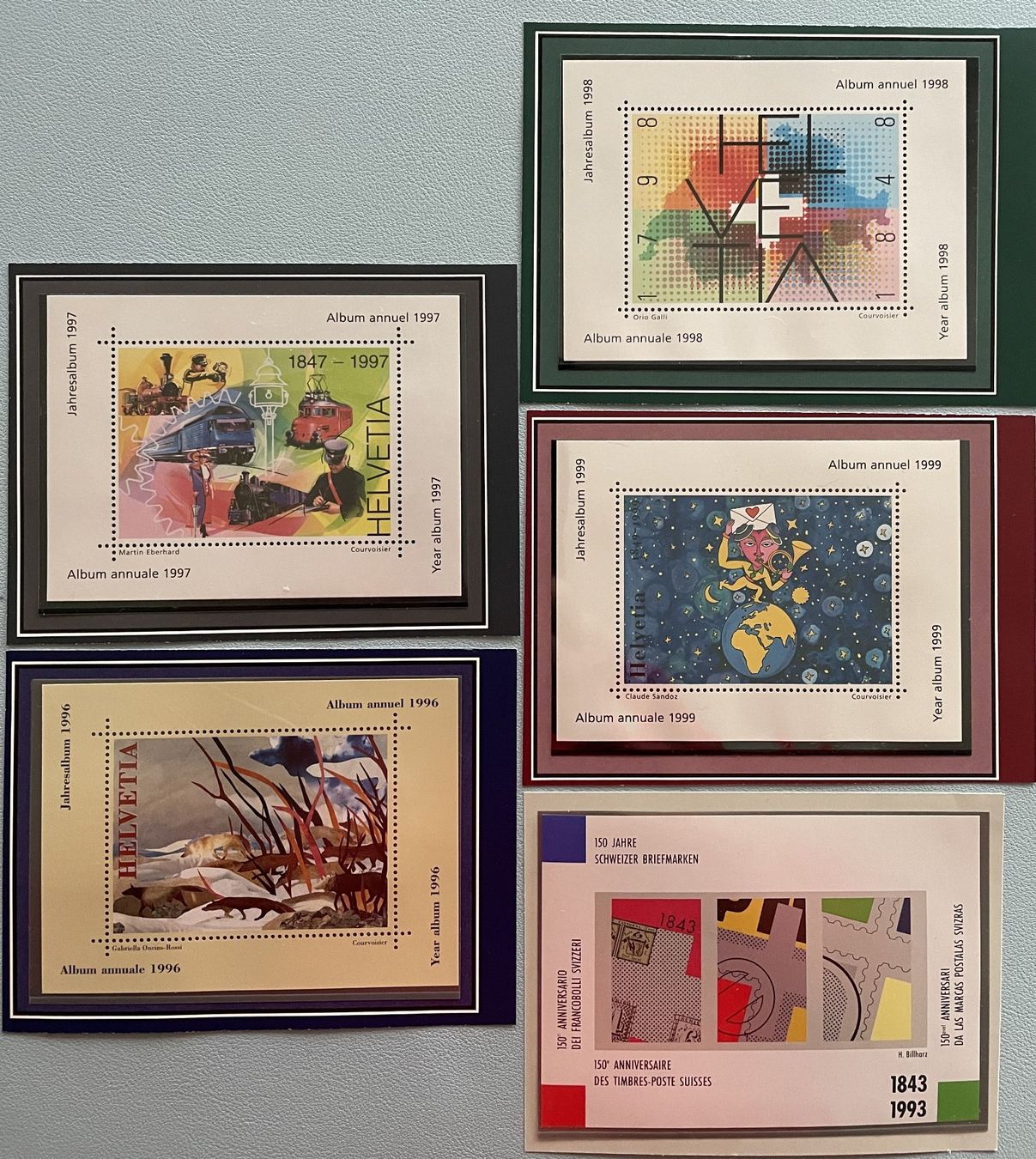 Tutti i francobolli: 5 verschiedene Vignetten – Usato da Eggersriet venduto da stamp303