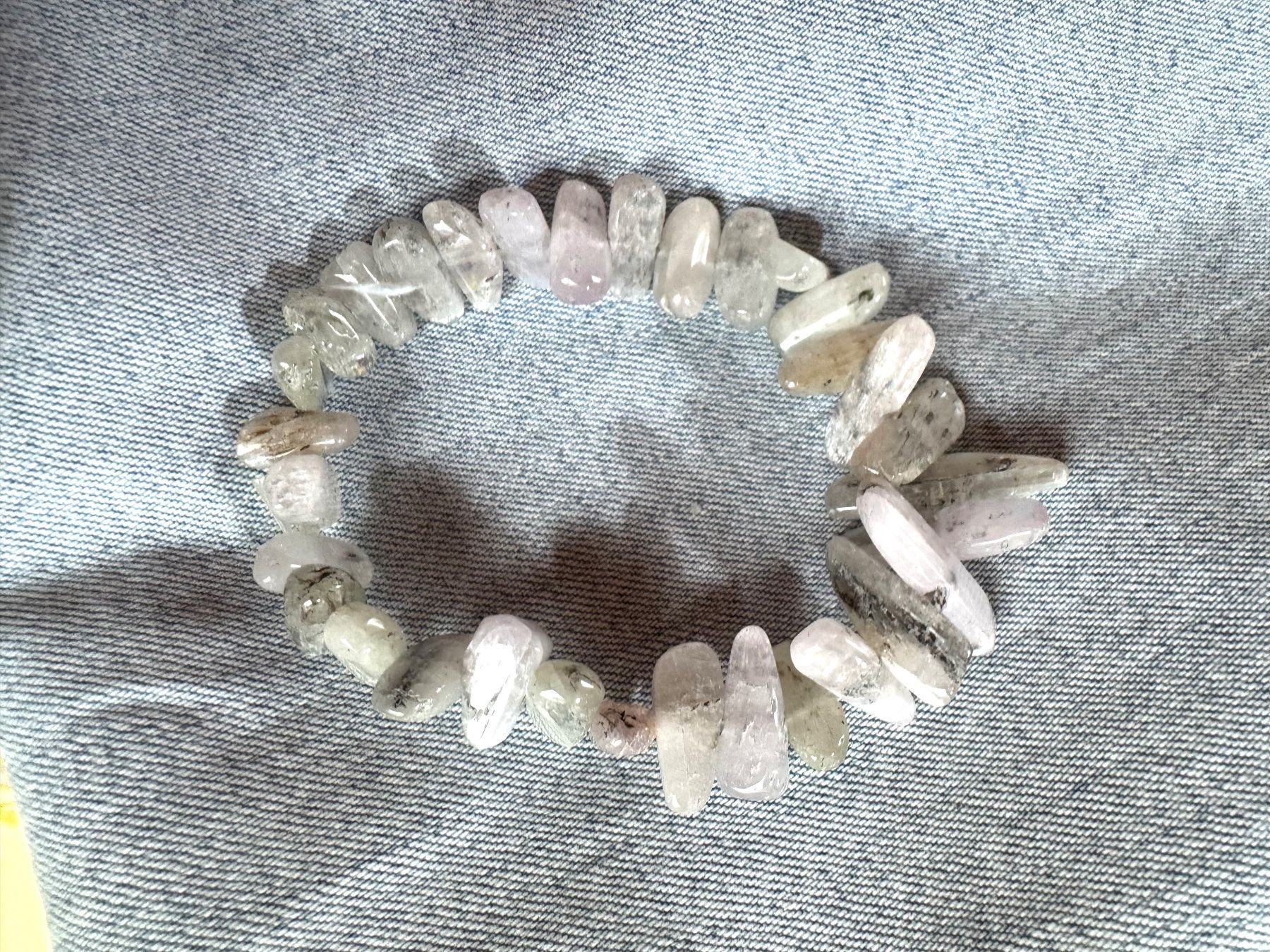 Bracelets: Kunzite  Armband.   elast    TOP!!!    exclusiv   modern – Neuf avec emballage d'origine à Leuggern par gemshow 2