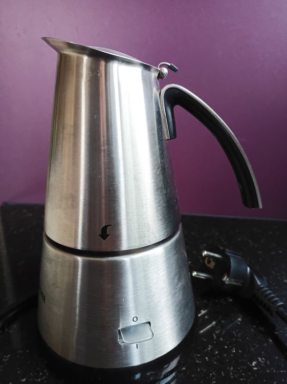 Rommelsbacher Espressokocher 20.EKO 366/E 6 Tassen, Silber - Foto 12