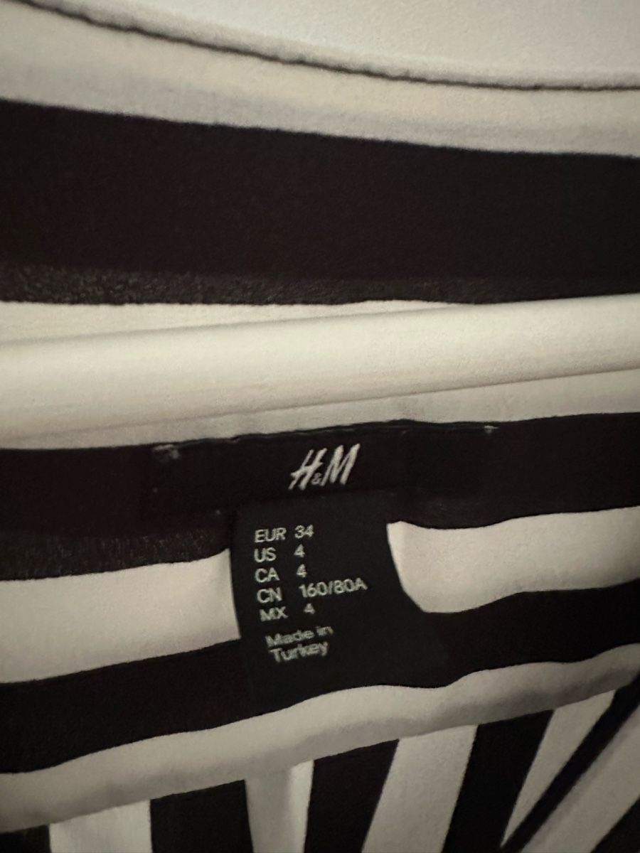 H&M Vestiti: H&M, Kleid schwarz-weiss gestreift Gr s – Nuovo (secondo la descrizione) da Zürich venduto da anouk_8008 3