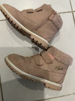 Bottines Fila pour enfant, rose, fourrées, taille 30