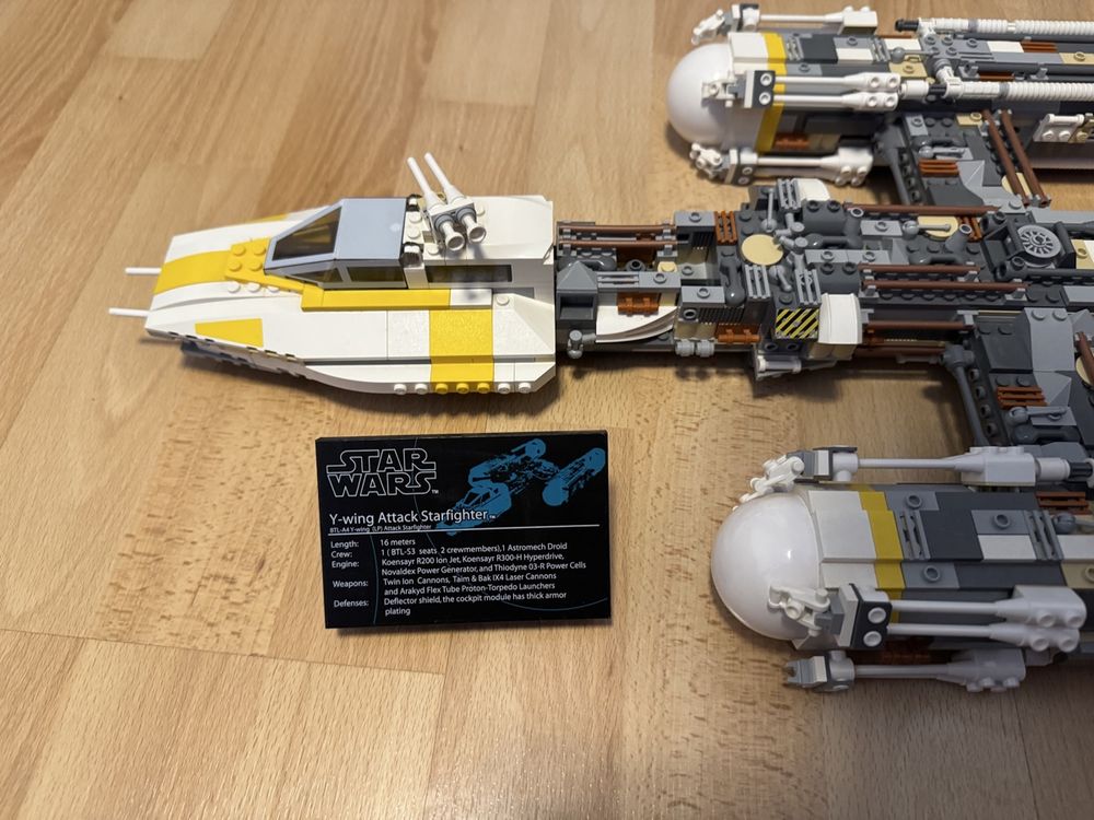 LEGO Star Wars UCS Y-Wing Attack Starfighter 10134 ab 1fr !! (Gebraucht ...