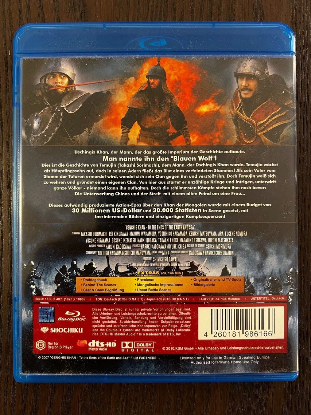 Tous les DVDs: Dschingis Khan: Der blaue Wolf – D'occasion à Zürich par Blu-ray_ZH 1
