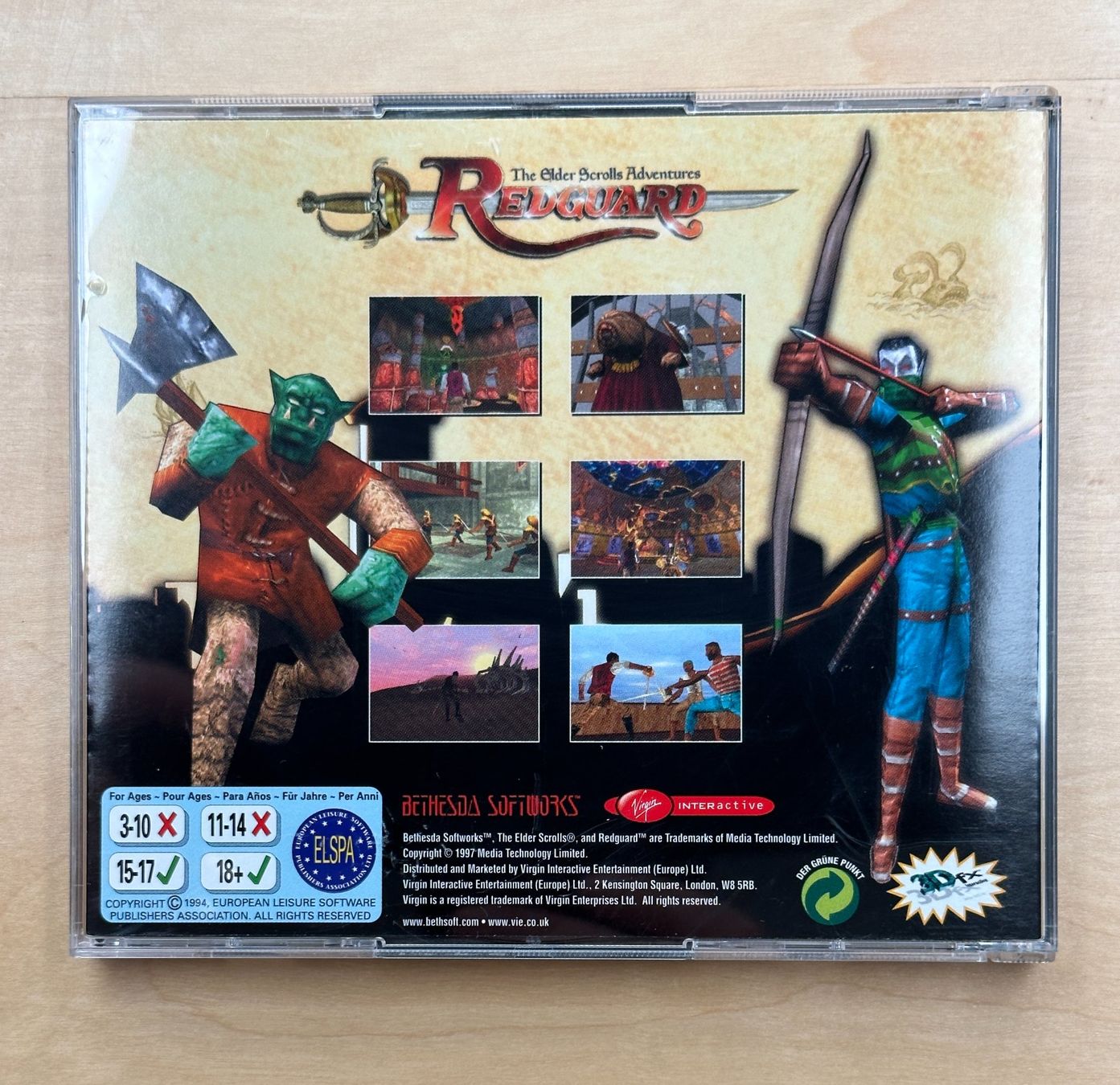 Giochi: Redguard - The Elder Scrolls Adventures - PC – Usato da Genève venduto da Jeux_Retro 1