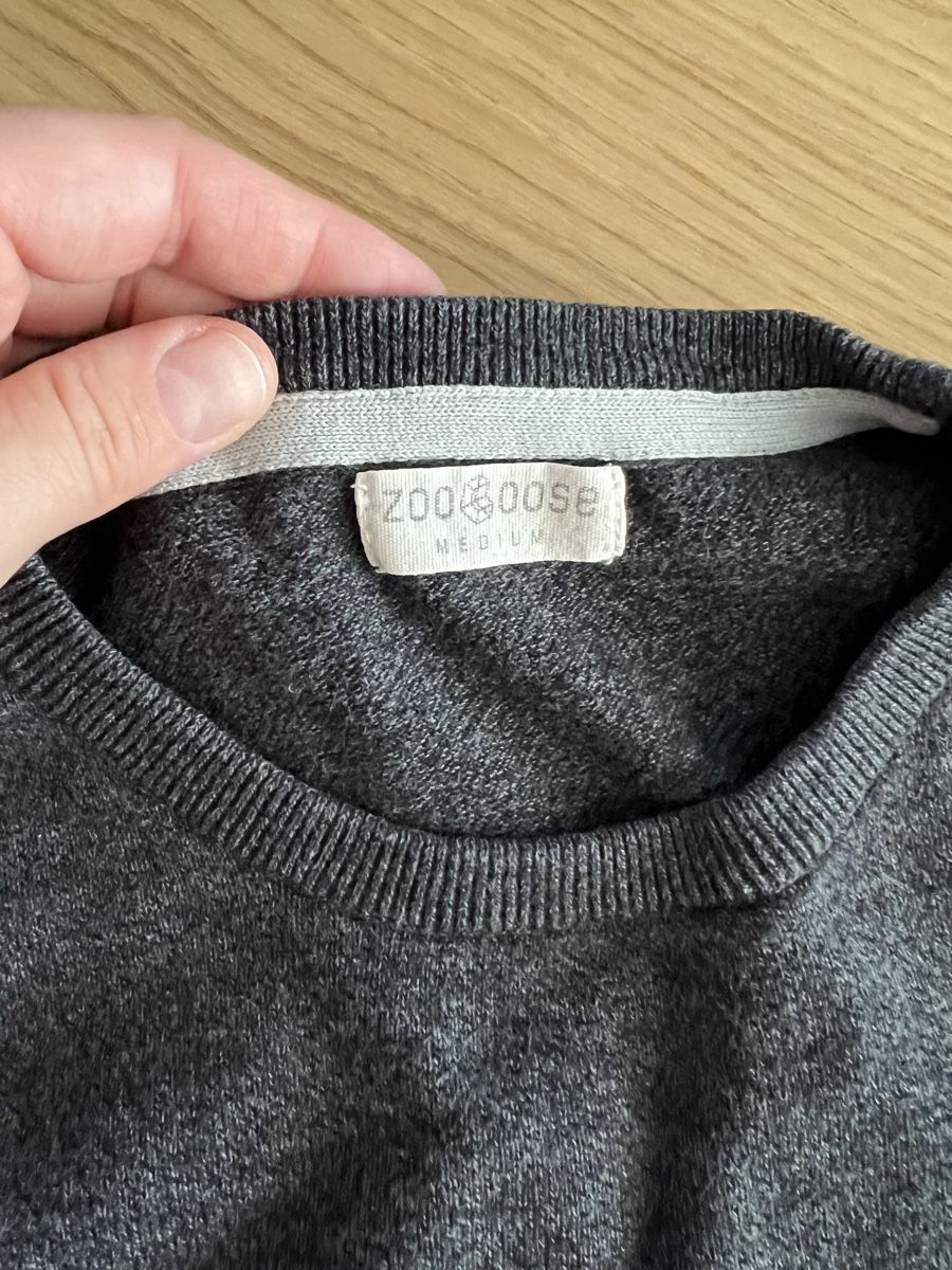 Pullover & Sweatshirts: Pullover zoo&oose Baumwolle dunkelgrau, Grösse M – Gebraucht aus Luzern von maisonnoir 1