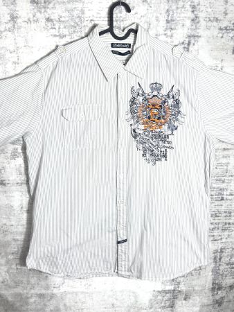 Y2K ECKO UNLTD "CHECK" SHORT SLEEVES SHIRT SZ: XXL