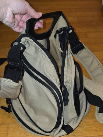 Rucksack für kleine Hunderassen, Beige