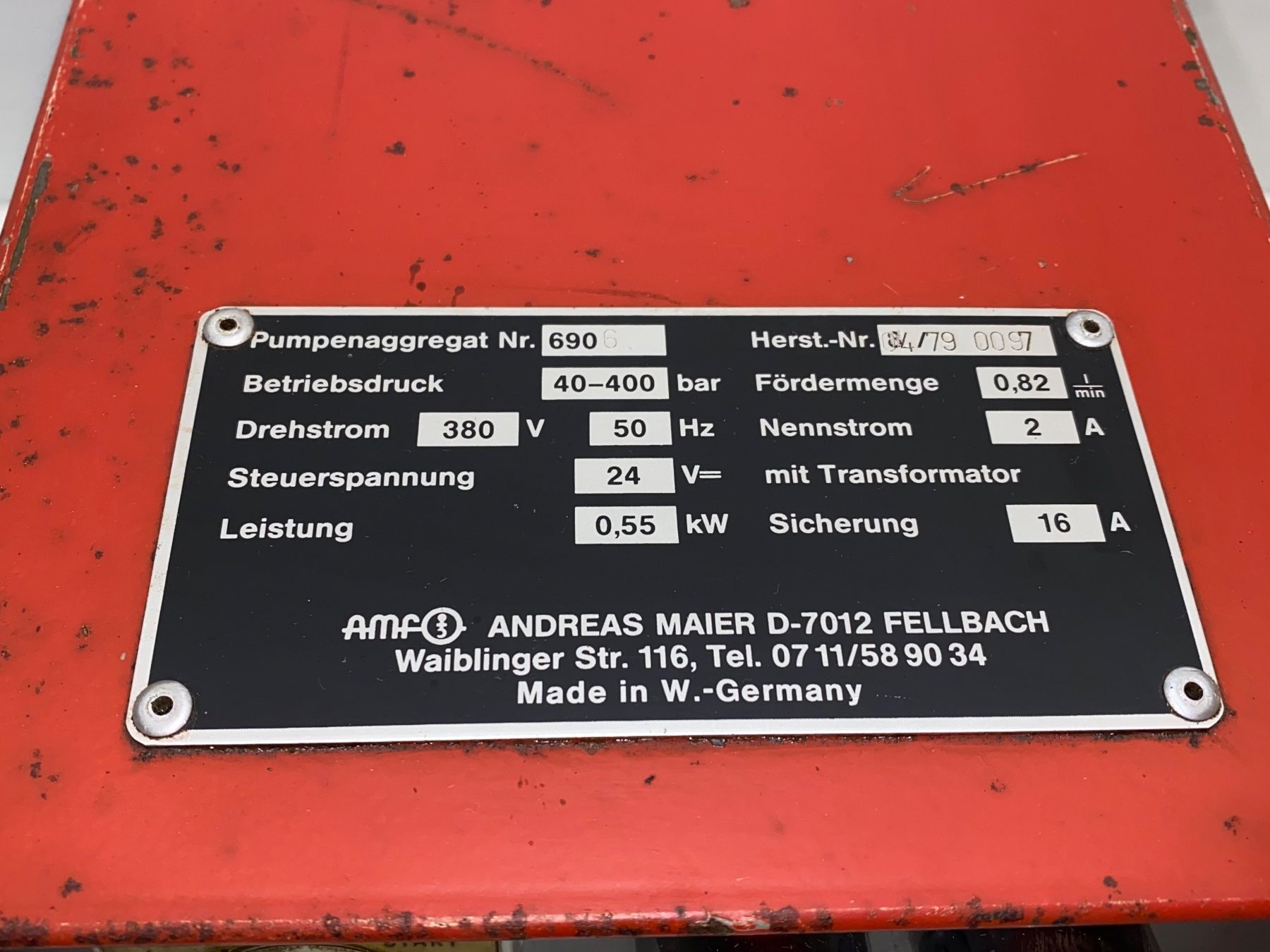 Tutte le macchine: AMS Hydraulik Agregat Hydraulisches Spannsystem – Usato da Boswil venduto da ABLagerBoswil 7