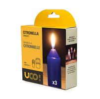 3 Ersatzkerzen “Citronella” für Kerzen-Laterne UCO Original