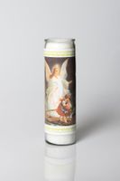 Schutzengel Glas-Kerze 100h Brenndauer