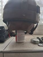 RETREO HELM MIT BRILLE 