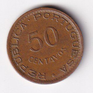 Alle Münzen: Mocambique 50 centavos 1973 – Gebraucht aus Neuchâtel von karlpierrino 1