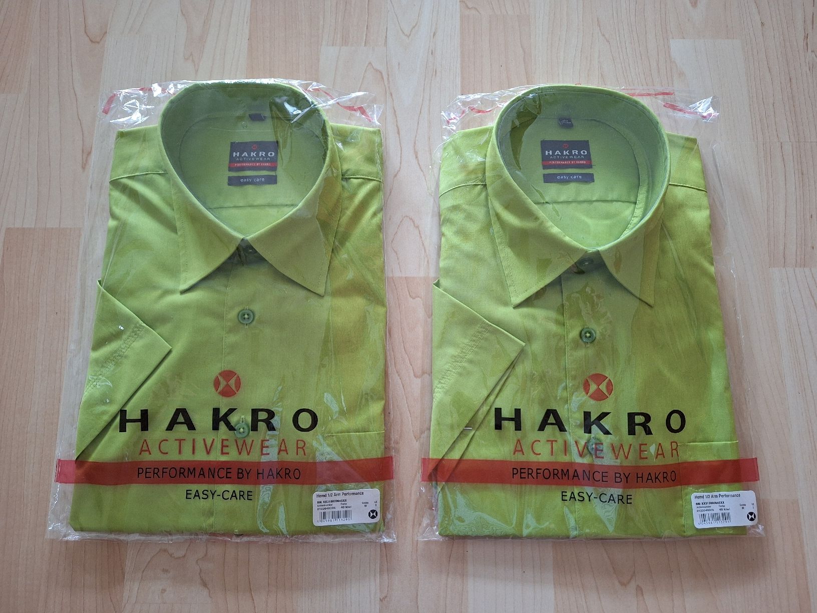 Camicie: 2x HAKRO Kurzarm Hemd Gr. M - Neu & OVP – Nuovo e nell'imballaggio originale da Gossau ZH venduto da SwissJapan