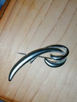 Eleganti Brosche, Vintage Schmuck, Silberfarben,