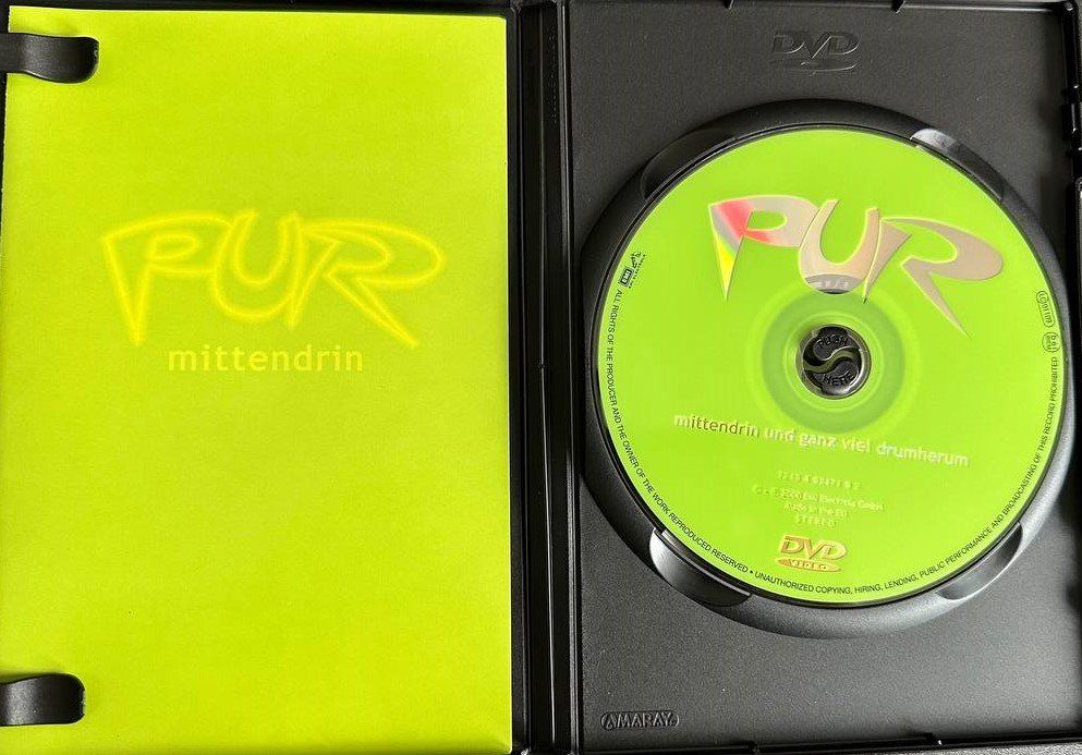 Alle DVDs: PUR - Mittendrin Konzert DVD Live Musik – Gebraucht aus Beringen von Mantafisch1 2