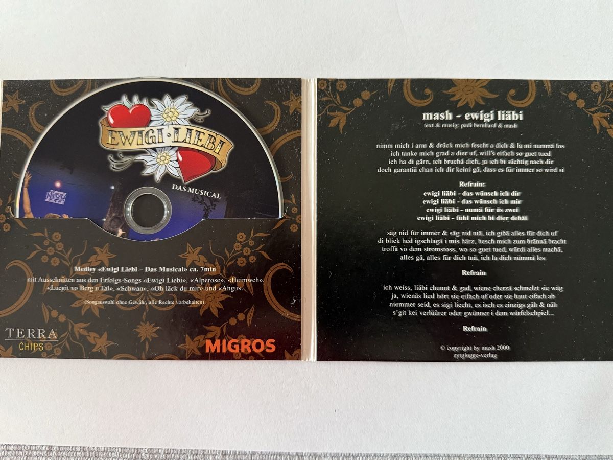 CDs: Ewigi Liebi CD - Das Musical Medley – Gebraucht aus Oberried Brienz von Chyara 3