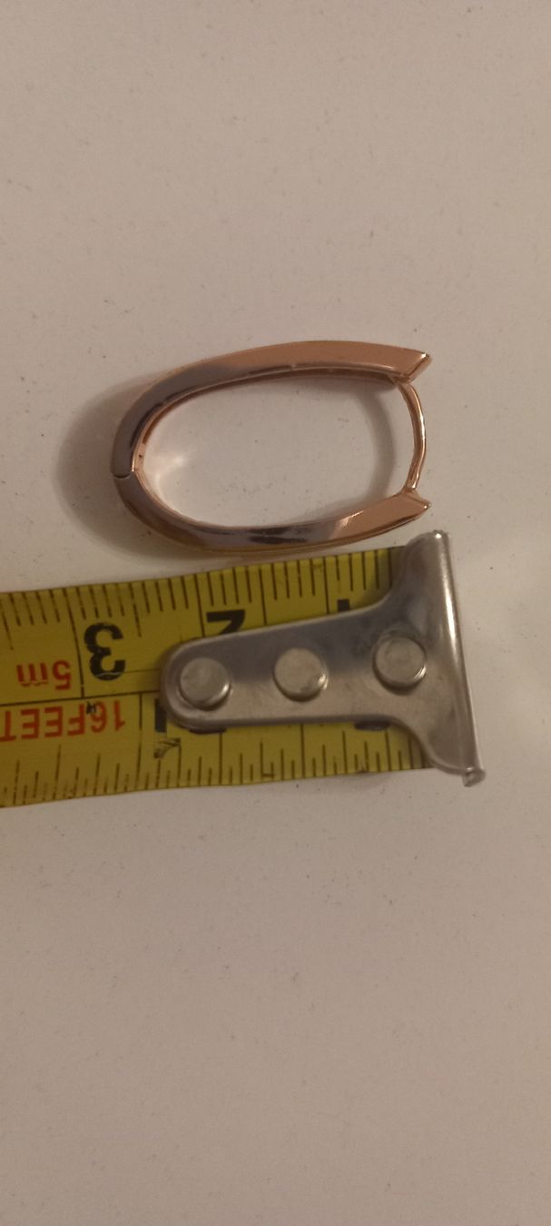 Orecchini pendenti & Orecchini a lobo: Creolen Rosé Farbe 2,5 cm – Nuovo (secondo la descrizione) da Balsthal venduto da Marica75 5