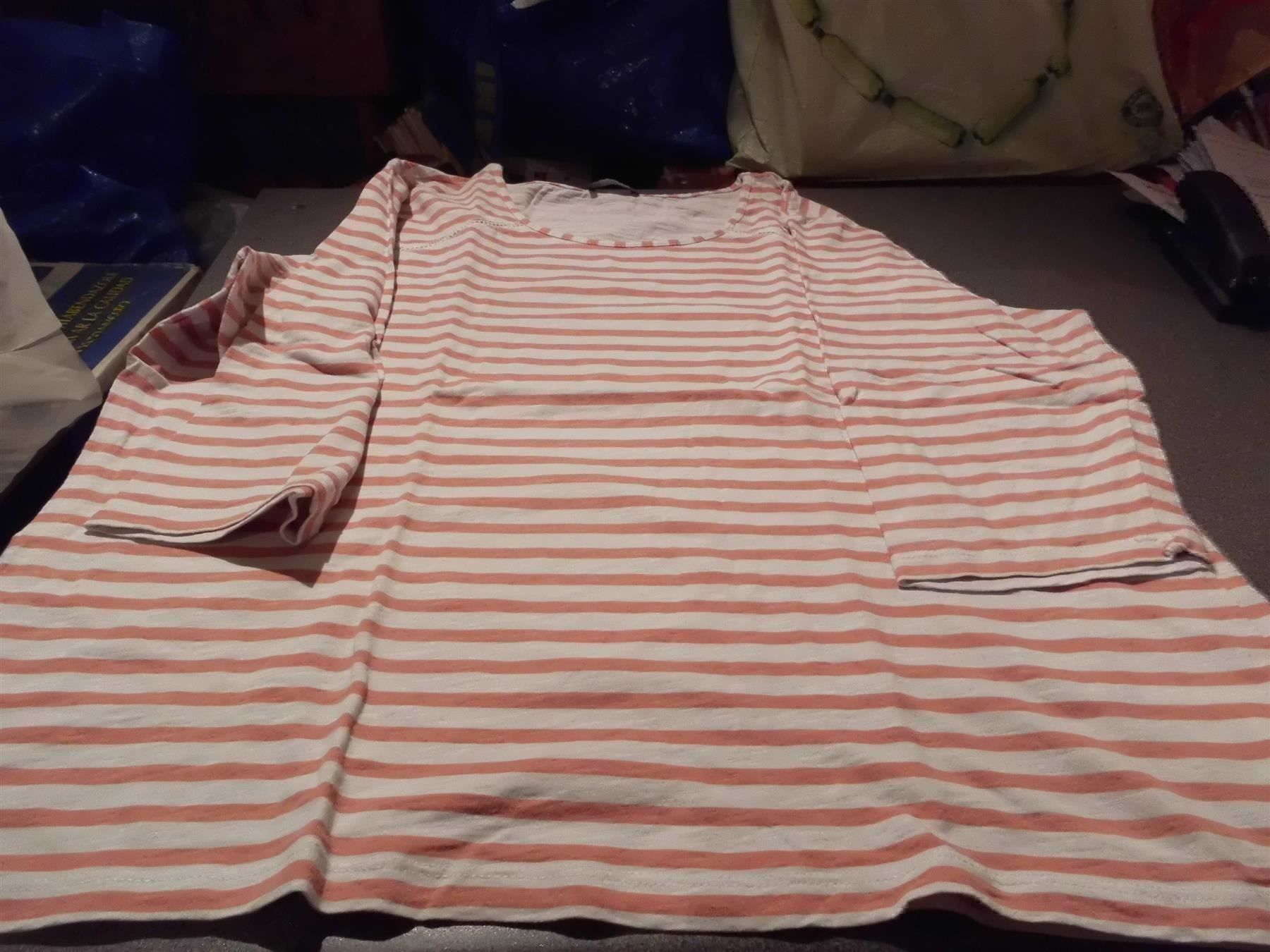 Maglioni & Felpe: Pullover Grösse 46, bianca, rosa/weiss – Usato da Zürich venduto da Motzkuh