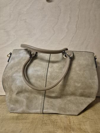 Braune Handtasche aus Kunstleder - Top Zustand!