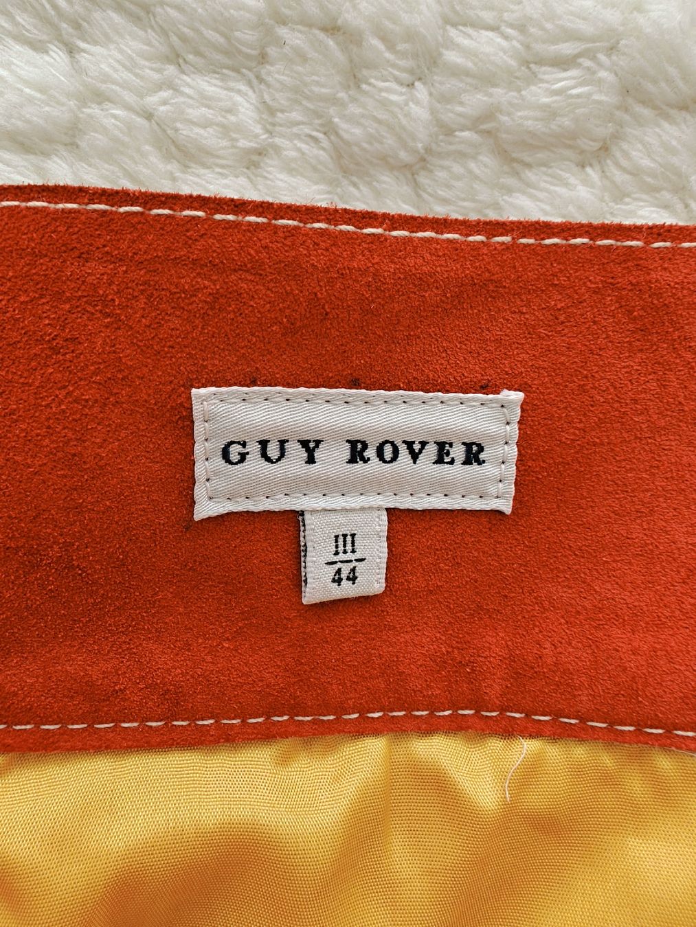 Gonne: Guy Rover Red Suede Wrap Skirt – Usato da Wabern venduto da kat_w92r 4