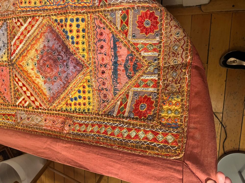 Tenture brodée de miroirs, Inde, vintage 70s Kaufen auf Ricardo