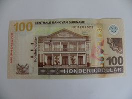 Suriname 100 Dollars 2020, P-166e, UNC