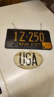 Original USA Nummernschild New York & Länderschild
