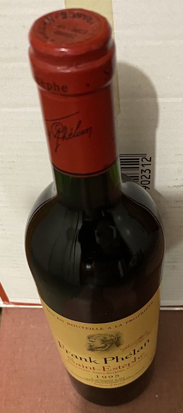 Château Phélan Ségur Wein: Chateau Frank Phelan  Rouge 1995 – Neu (gemäss Beschreibung) aus Cully von Forninho 3