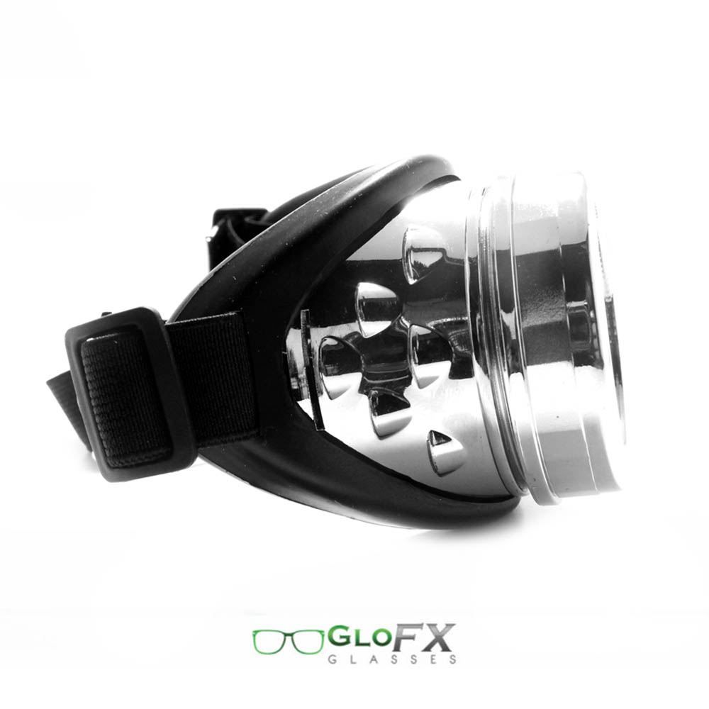 Occhiali & Lenti: GloFX Diffraktion Goggles - chrom/klar – Nuovo e nell'imballaggio originale da Spreitenbach venduto da ravepro 2