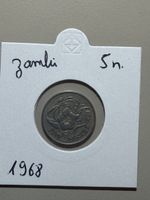 Zambie - 5 Ngwee - 1968
