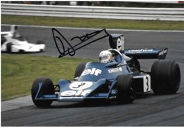 Scheckter Tyrrell 1974, orig. signiert!