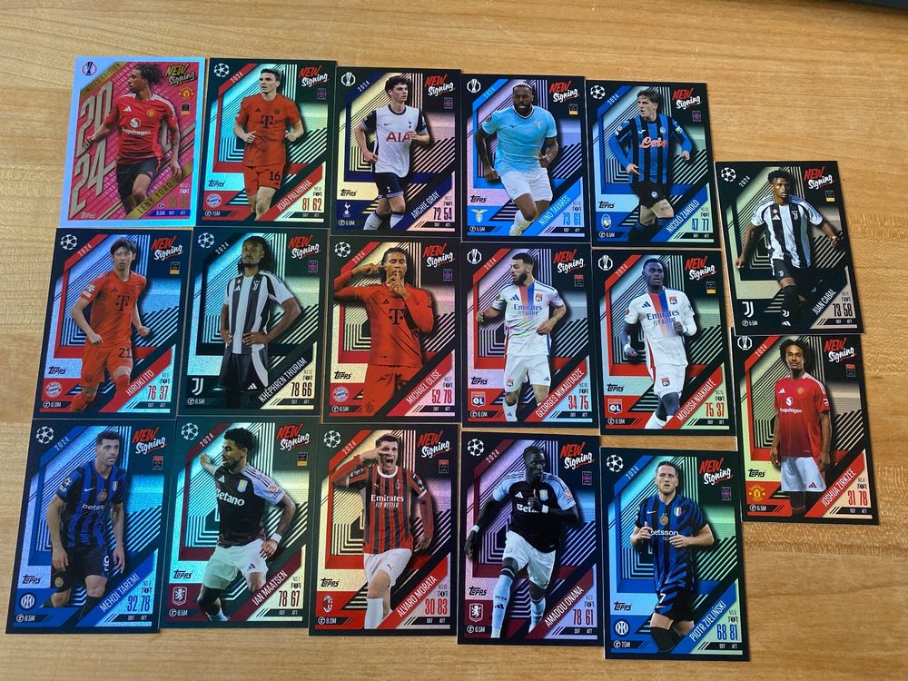 Topps Match Attax 24/25 New Signing 17 Karten 1
