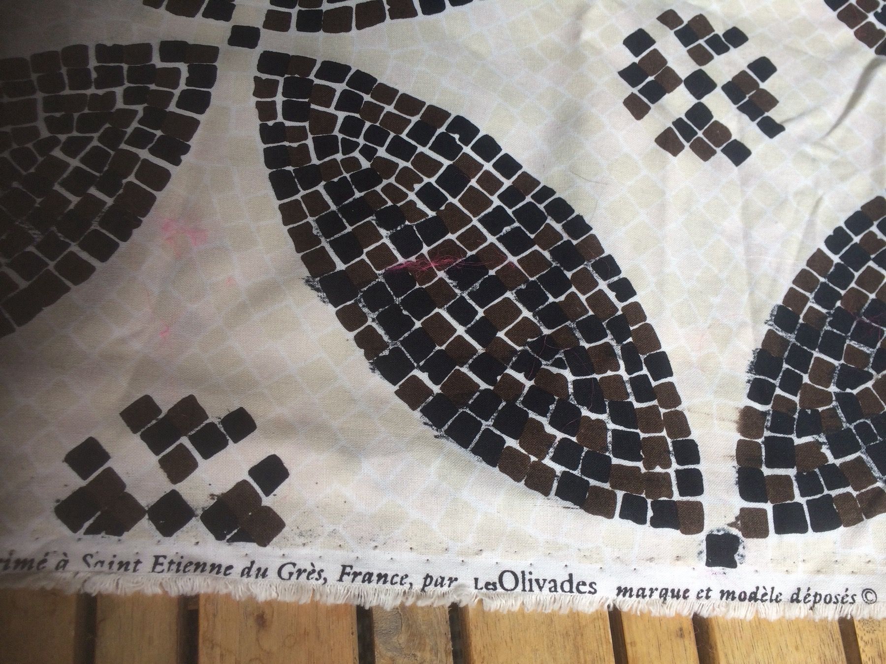Stoffe: Stoff, bedruckte Baumwolle, 75x180 cm – Gebraucht aus Wila von Fritz-Wila 1