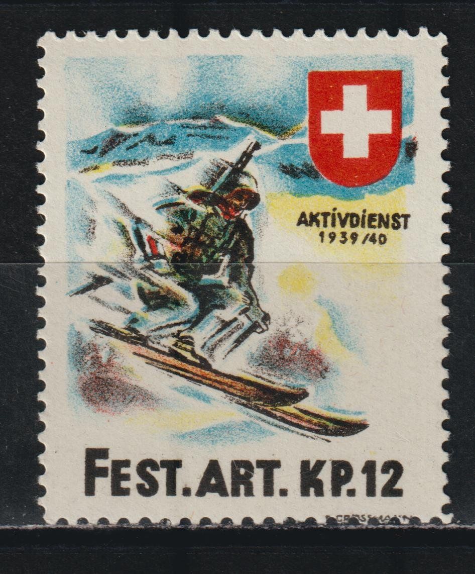 Tutti i francobolli: Artillerie Nr. 82/1 ** – Usato da Siebnen venduto da Fstaehli