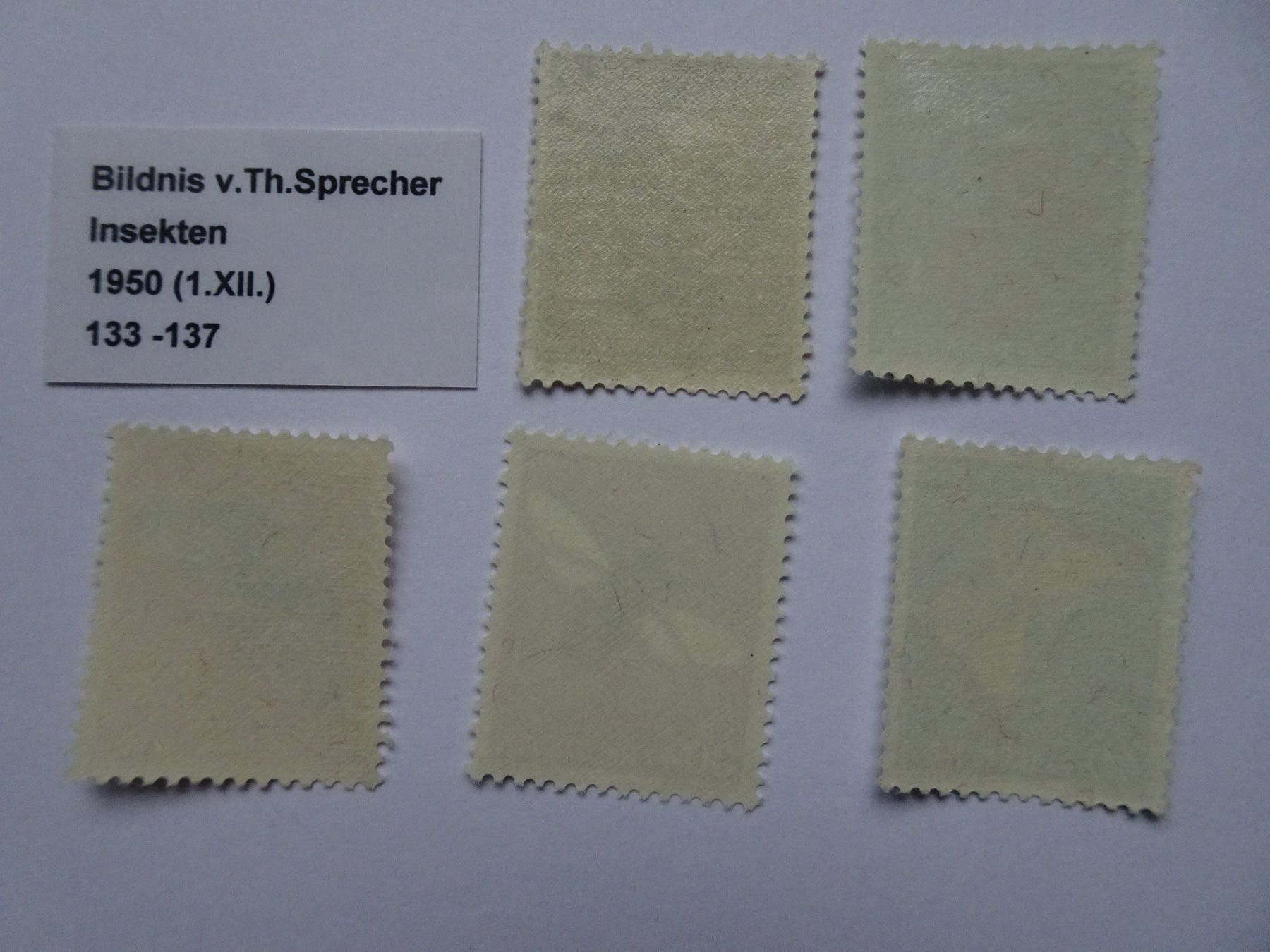 Alle Briefmarken: PJ 1950** – Neu (gemäss Beschreibung) aus Aadorf von Chnorli-Furz 1
