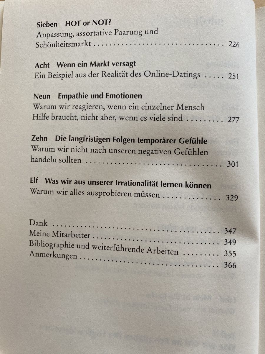 Bücher: Wer denken will, muss fühlen - Dan Ariely – Gebraucht aus Schwarzenburg von Michellu 7