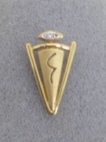 Pendentif fantaisie en or 750 jaune et 1 brillant