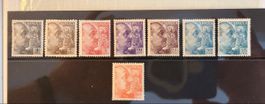 Timbres Espagne Anciens, Lot 9 Timbres, Collection Automne 