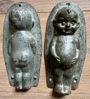 Alte Schokoladenform BABY zwei Hälften o. Klammer A.Reiche?