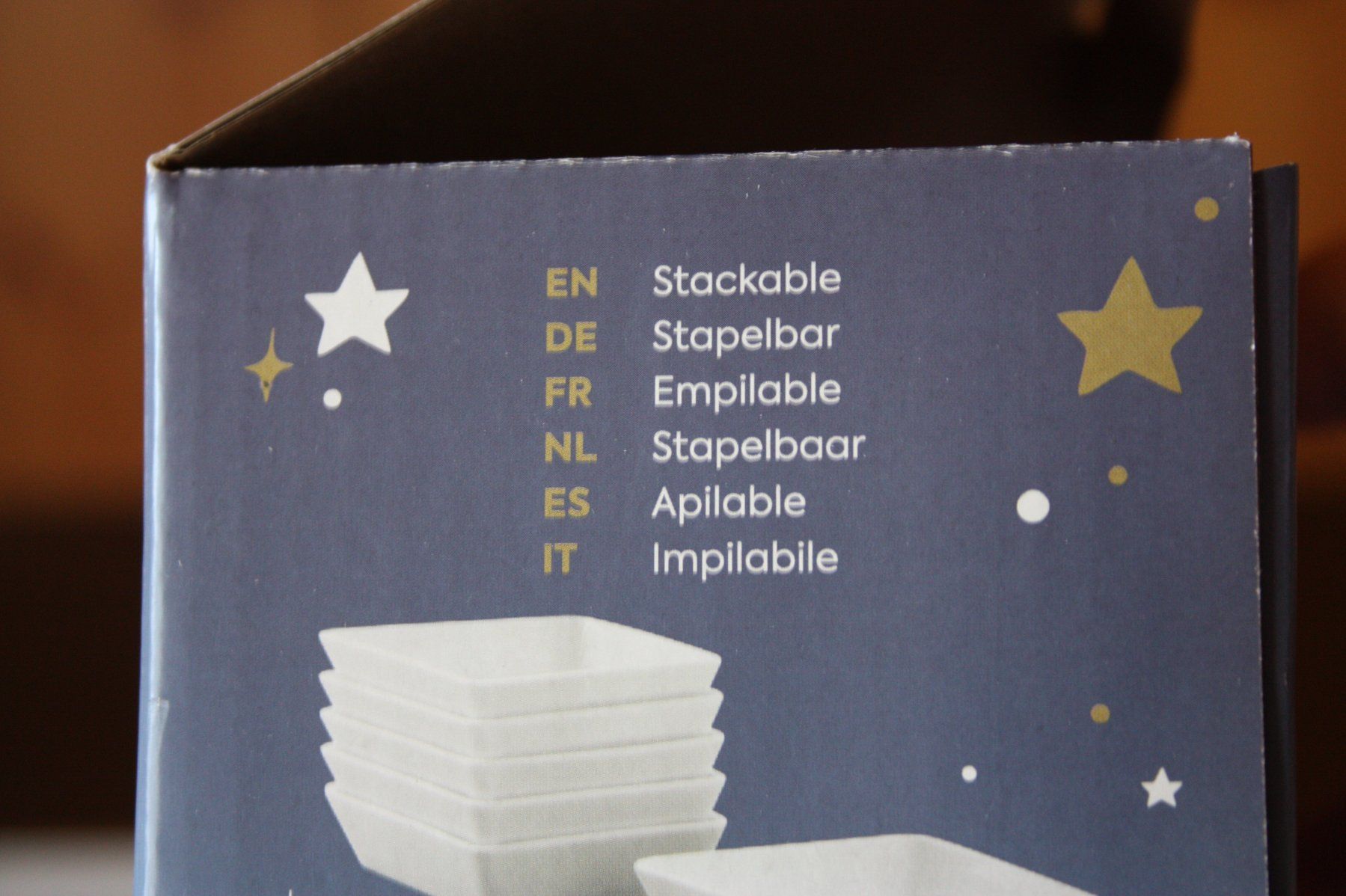 Piatti di portata: Aperoplatte 6teilig Sternform weiss NEU – Nuovo e nell'imballaggio originale da Flüelen venduto da Diversicum-Shop 2