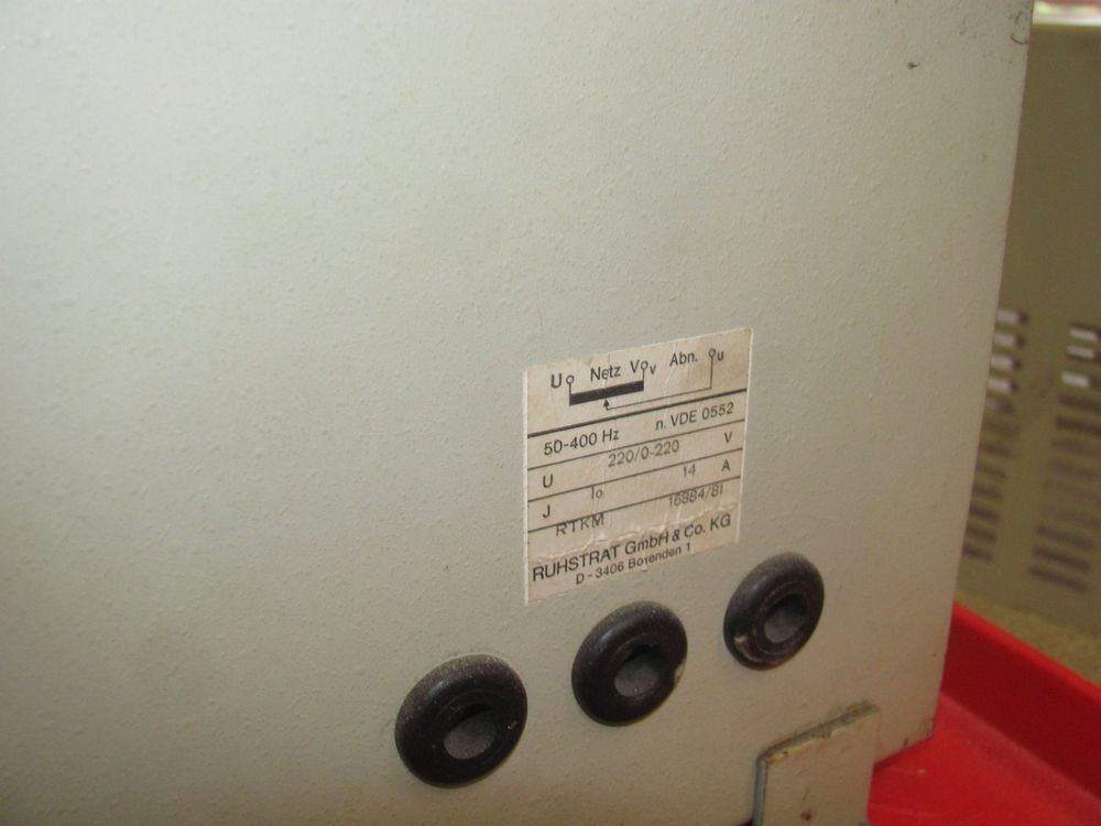 Drehtransformator TRAFO Ruhstrat, 0-220V 14 A - für Tüftler (Gebraucht ...