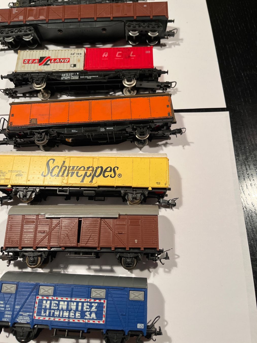 Modellini di ferrovie: 7 Güterwagen – Usato da Spiegel b. Bern venduto da Burdicrew 1