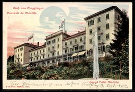 AK Magglingen, Grand Hotel mit Fontäne