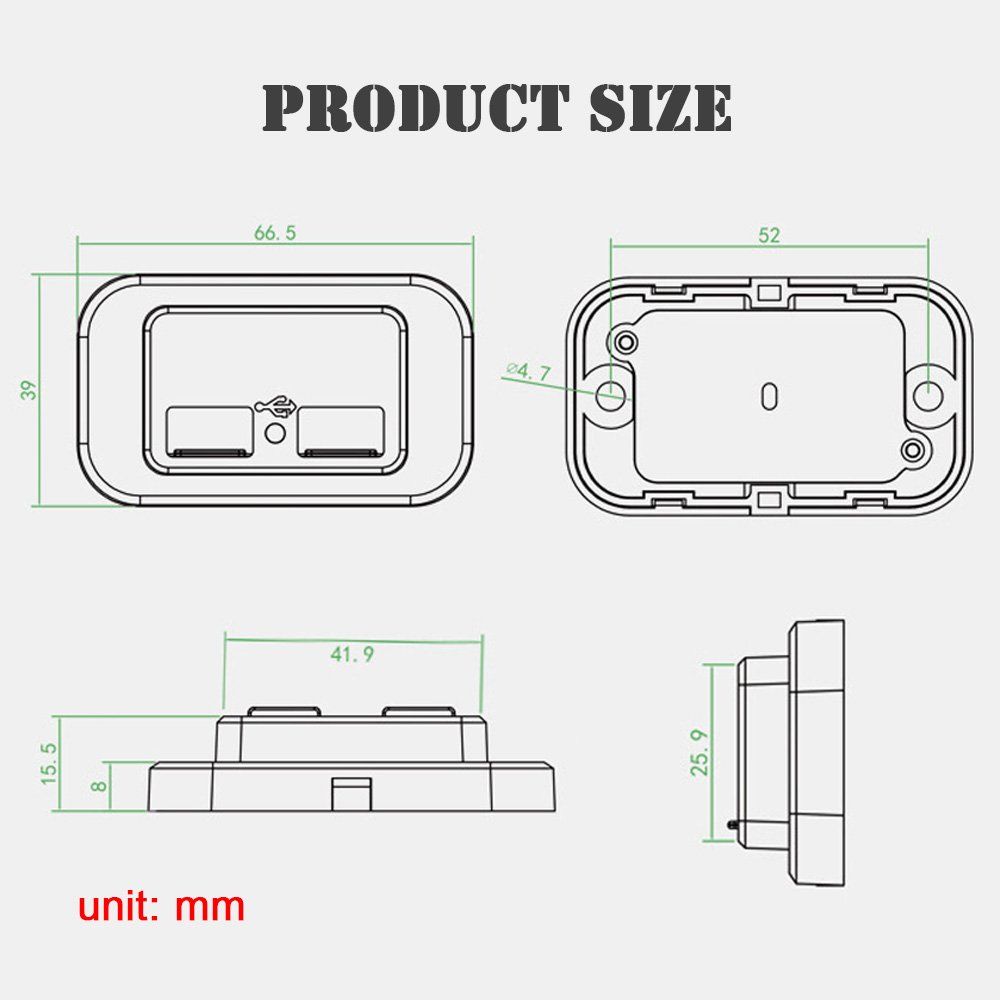 Caricabatterie: Auto, Camper, Boot, LKW USB Dual-Port Ladegerät – Nuovo (secondo la descrizione) da Pfungen venduto da Famadm 4