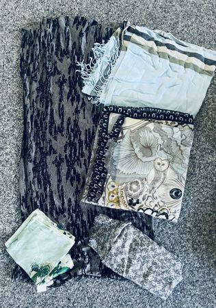 Foulard Set 5 Stck  gemischt ! Neu