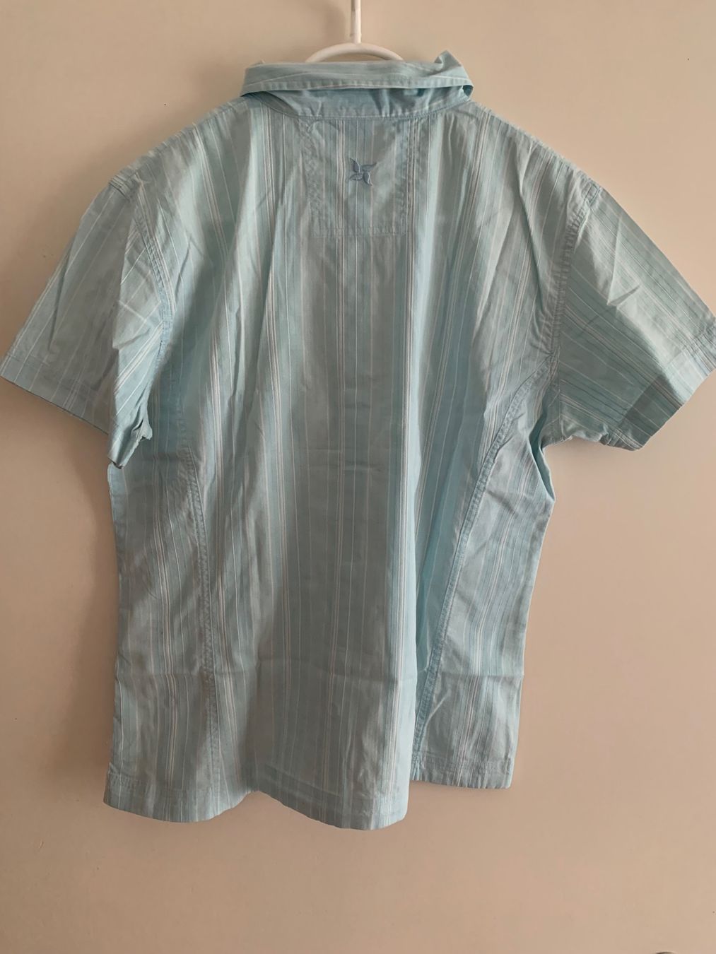 Mckinley Camicette: McKinley Wanderbluse hellblau gestreift Grösse 40 – Usato da Wettswil venduto da cipollina71 1