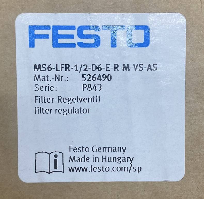 Festo Altro per industria metallurgica: FESTO Filter-Regelventil NEU – Nuovo e nell'imballaggio originale da Wahlen b. Laufen venduto da zottelhans 1
