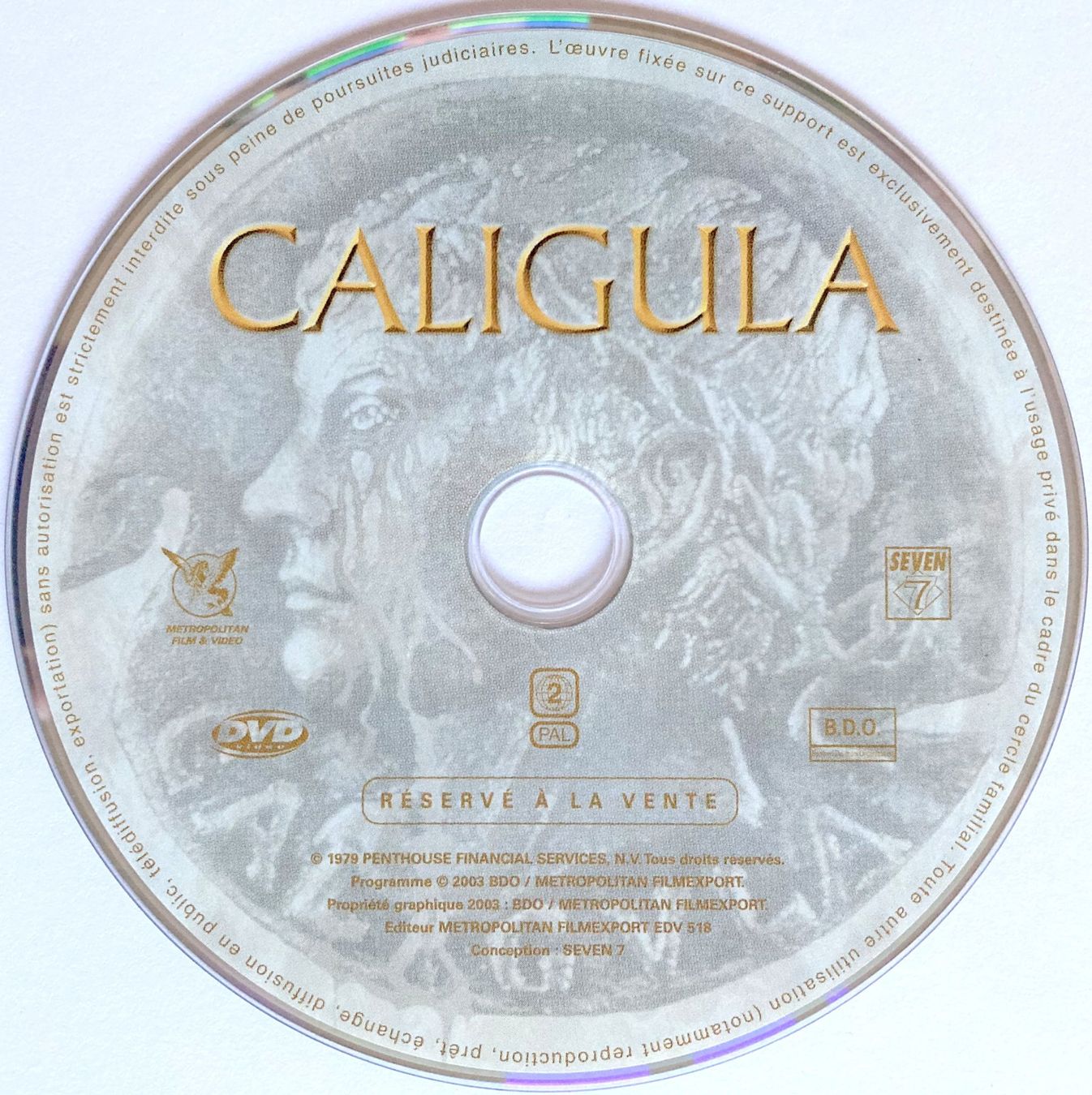 Alle DVDs: CALIGULA - MALCOLM McDOWELL (1 DVD) – Gebraucht aus Bottens von hotter-than-hell 2