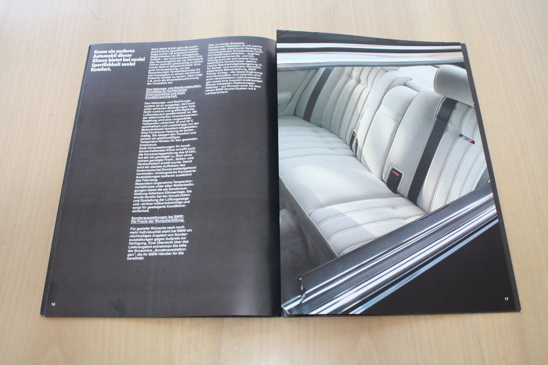 BMW Documenti: BMW M 535i Katalysator Modell E28 Prospekt 2/1985 – Usato da Wikon venduto da erwin400 6