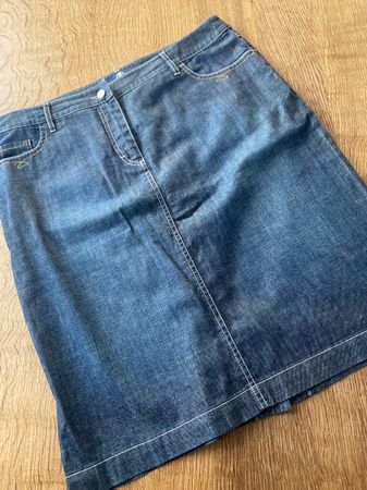 BOGNER JUPE/ROCK GR.42/L (W32) Jeansjupe •BOGNER JEANS•